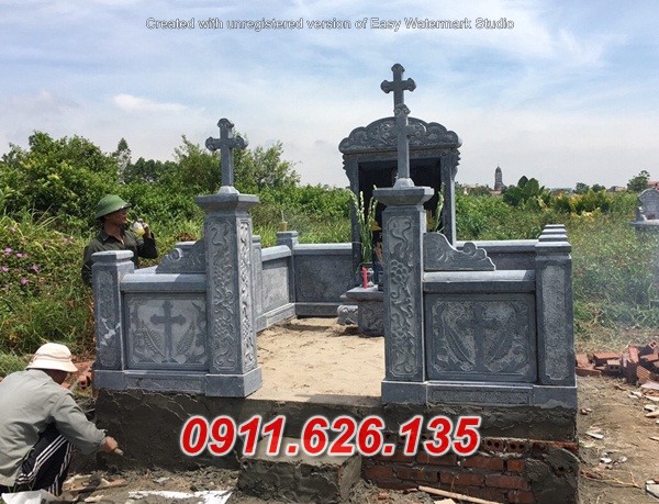 50 Mẫu mộ công giáo đá cao cấp đẹp - lăng mộ đạo giáo