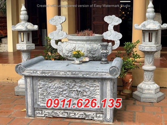 +64 Dáng bàn lễ đá tự nhiên đẹp - ban đặt lễ nhà thờ