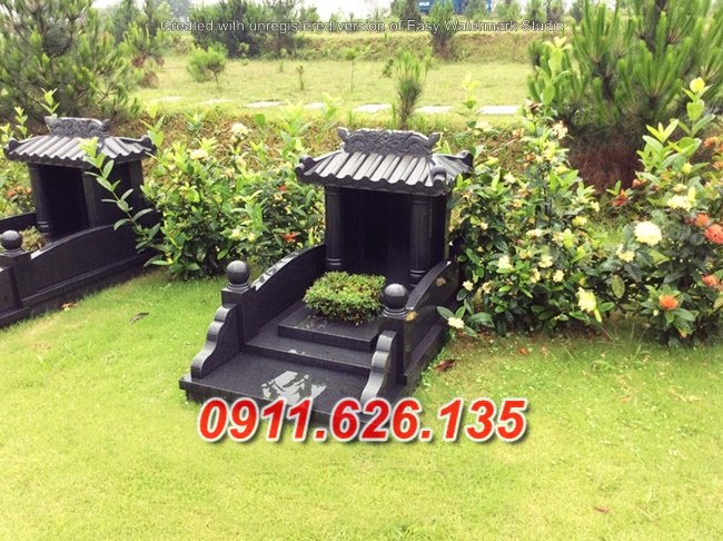 15# mẫu mộ sân vườn bằng đá hiện đại đẹp