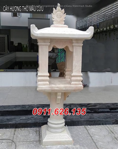 236+ mẫu cây hương thờ thần linh bằng đá đẹp hiện nay