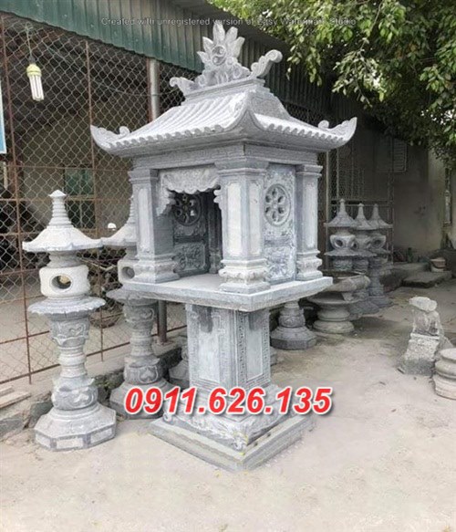 238+ mẫu cây hương thờ thần linh bằng đá khối đẹp