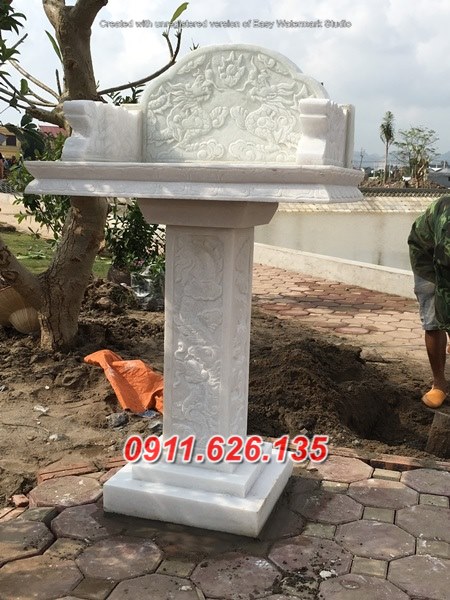 239+ mẫu cây hương đá đơn giản thờ ngoài trời đẹp
