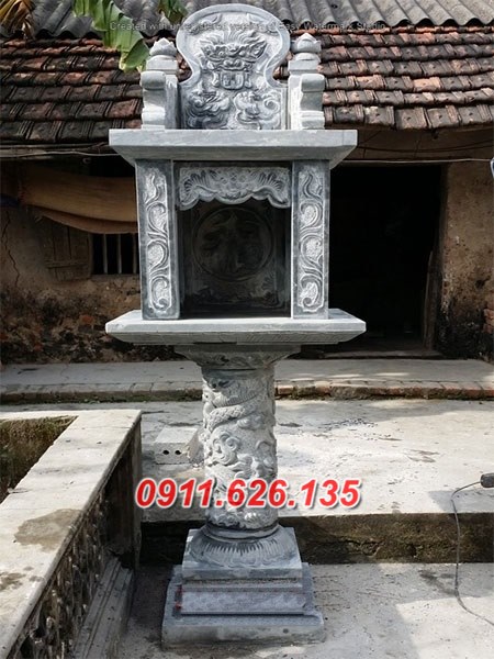 239+ mẫu cây hương đá hiện đại thờ ngoài trời đẹp