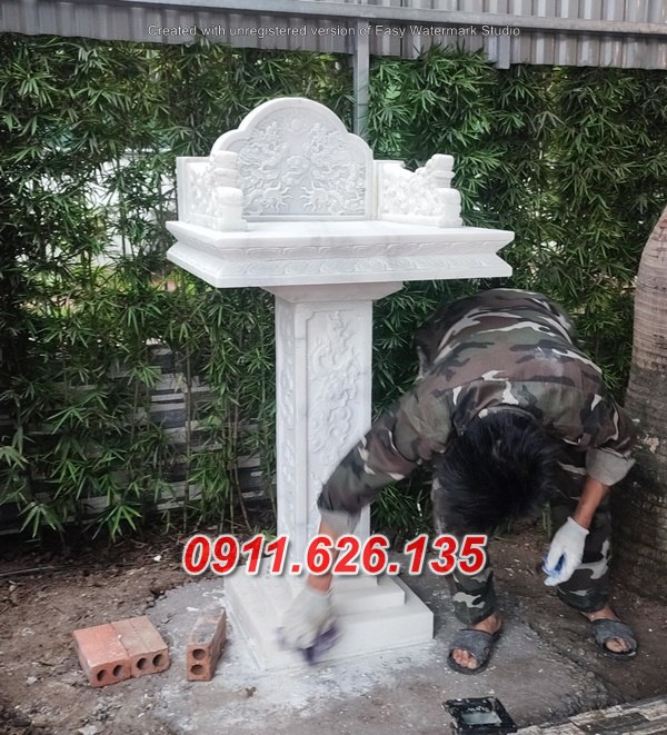 239+ mẫu cây hương đá thờ thổ địa ngoài trời đẹp