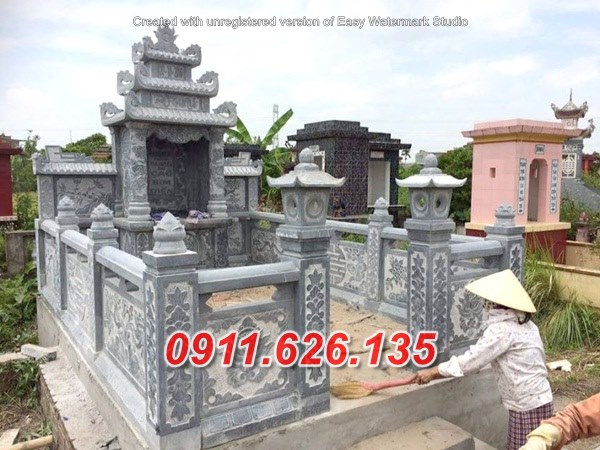 8# mẫu nhà mồ để tro cốt bằng đá tự nhiên đẹp