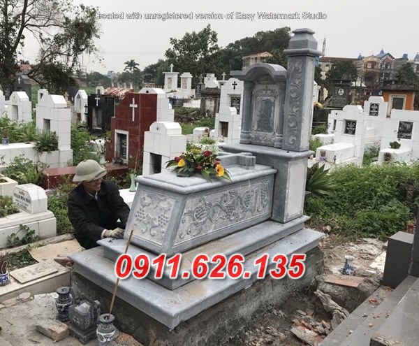 Bình Định ^25 Bán Mẫu mộ công giáo đá khối đẹp