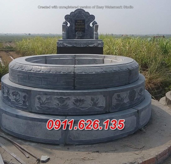 Hà nam ^8 mẫu mộ tròn bằng đá khối đẹp bán tại hà nam