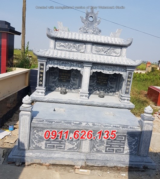 Hà nội ^0 mẫu mộ đôi bằng đá tự nhiên đẹp bán tại vĩnh phúc