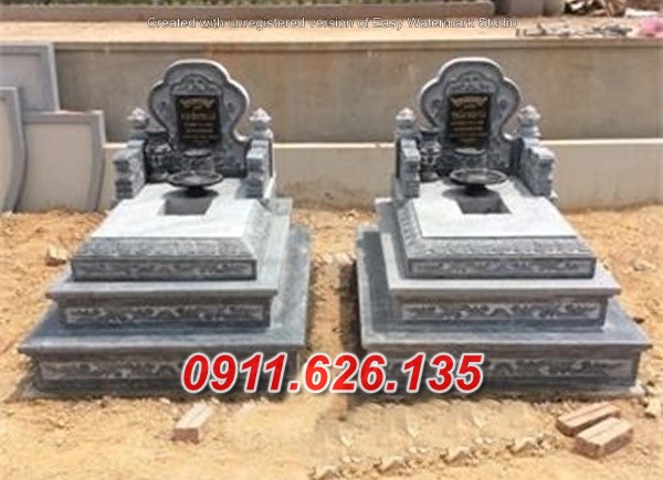 Hà nội ^0 mẫu mộ đôi bằng đá xanh đẹp bán tại vĩnh phúc