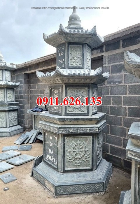Kiên Giang Mẫu mộ tháp đá đẹp bán tại kiên giang