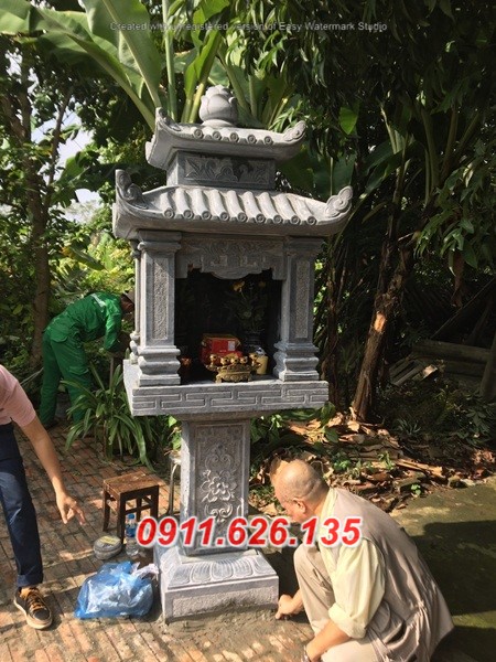 Mẫu cây hương đá đẹp +0411 thờ lăng mộ ngoài trời