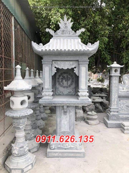 Miếu đá thờ thần linh +111 Cây hương đá thờ sơn thần