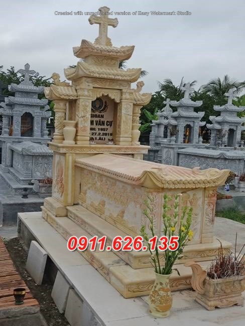 Phú Yên ^26 Bán Mẫu mộ công giáo bằng đá khối đẹp