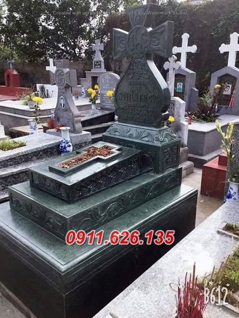 Phú Yên ^26 Bán Mẫu mộ công giáo bằng đá xanh đẹp