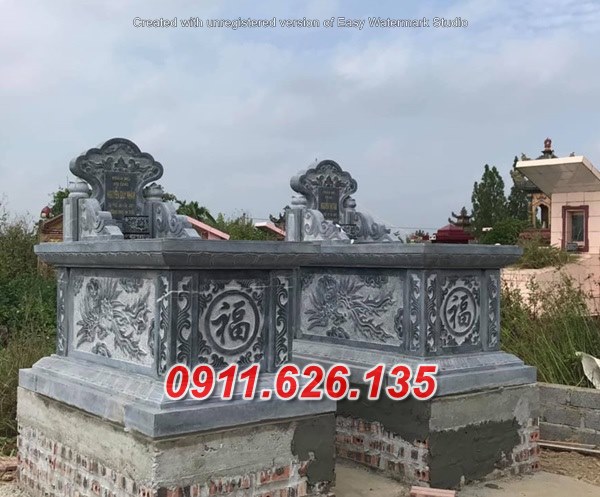 Quảng Bình #9 Mẫu mộ song thân  bằng đá đẹp bán tại quảng bình