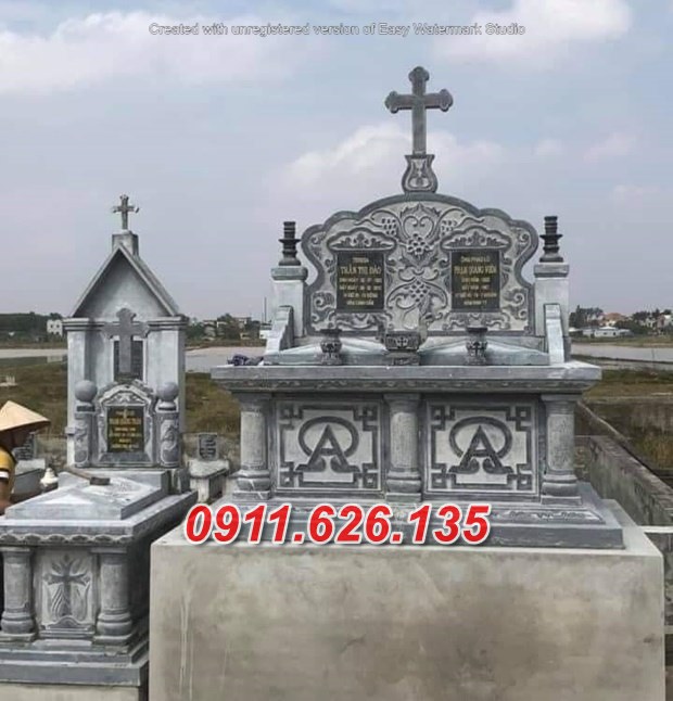 Sài Gòn ^95 Mẫu mộ công giáo bằng đá đẹp bán tại Sài Gòn