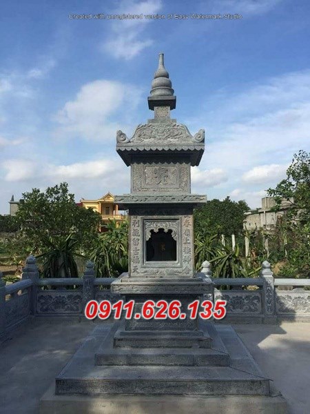 Sài Gòn- Mẫu mộ tháp đá đơn giản đẹp bán tại sài gòn