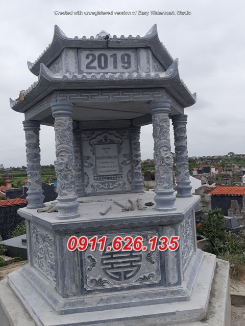 Tiền Giang^96 Mẫu mộ lục lăng bằng đá đẹp bán tại Tiền Giang