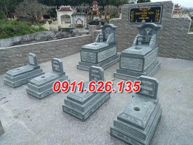 Trà Vinh Mẫu mộ bằng đá xanh đẹp bán tại Trà Vinh