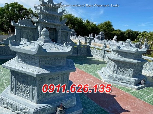 Vĩnh Long ^98 Mẫu mộ lục lăng bằng đá đẹp bán tại Vĩnh Long