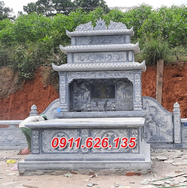 bắc ninh^2 mẫu mộ đôi bằng đá tự nhiên đẹp bán tại hưng yên