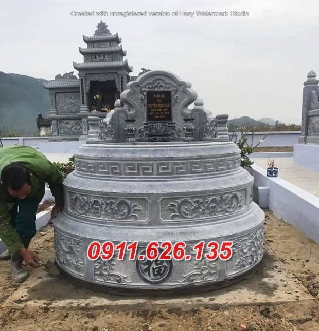 hà giang ^12 mẫu mộ đá tròn đẹp bán tại hà giang