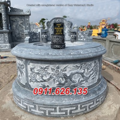 lào cai ^11 mẫu mộ đá xanh tròn đẹp bán tại lào cai