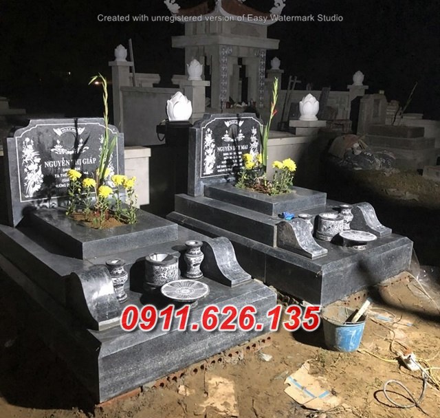 thái bình ^6 mẫu mộ đá đôi đẹp bán tại thái bình