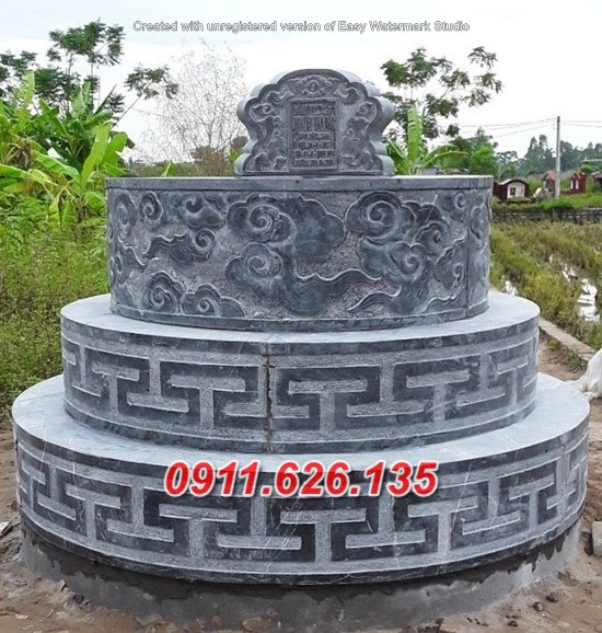 tuyên quang mẫu mộ đá xanh tròn đẹp bán tuyên quang