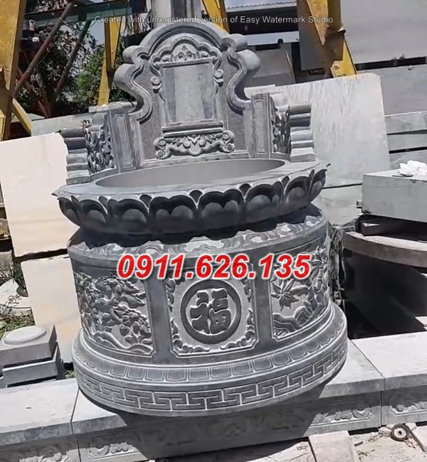 yên bái ^12 mẫu mộ đá xanh tròn đẹp bán tại yên bái