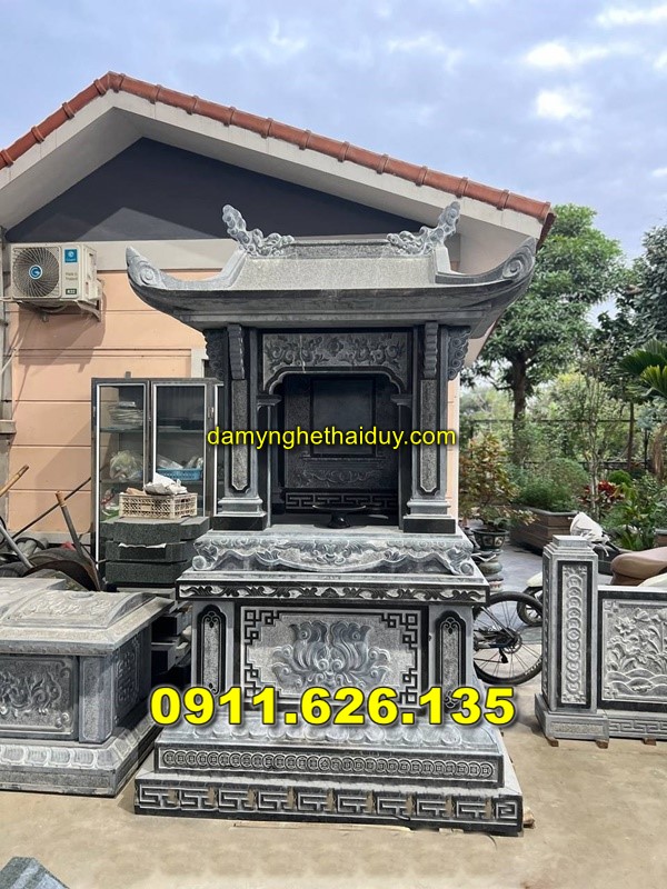 05 Am Thờ Đá Đẹp Để Hũ Tro Cốt bán tại Sóc Trăng