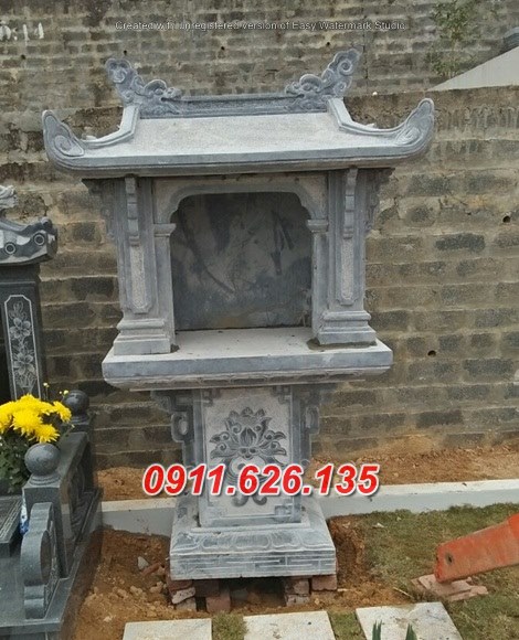 01~ am thờ đá đẹp bán tại vũng tàu- bàn thờ thiên đơn giản