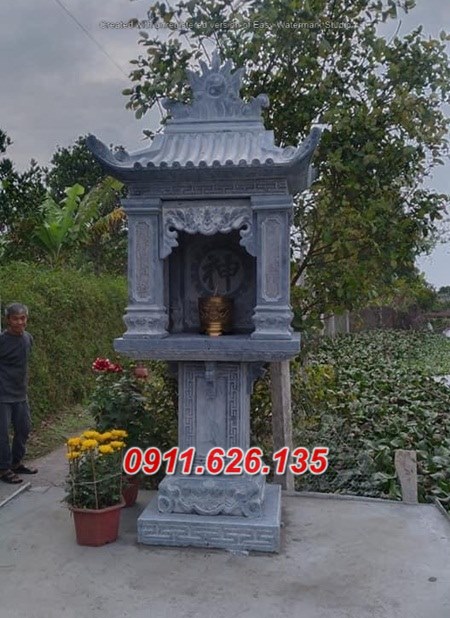 04 Am thờ đá đẹp bán tại Tiền giang- bàn thờ thiên ngoài trời