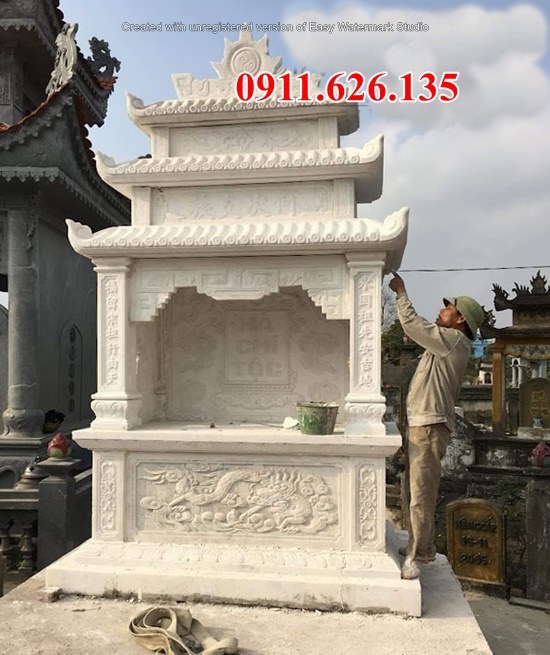 04 Am thờ đá đẹp bán tại Tiền giang- bàn thờ thiên thần linh