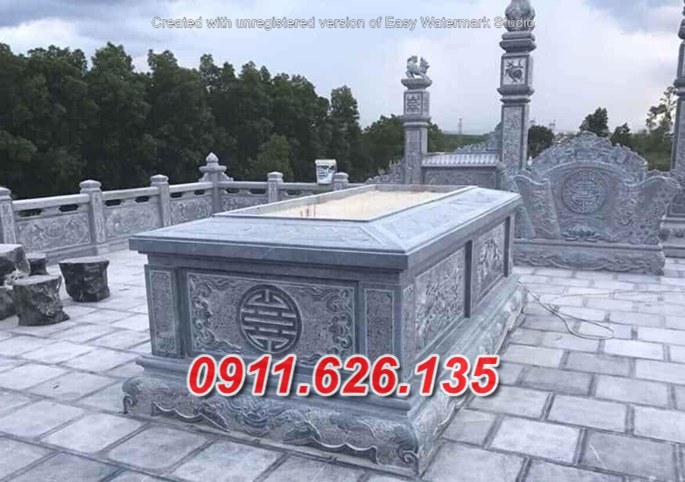04+ mẫu mộ đá hiện đại tại sóc trăng mộ đá xanh