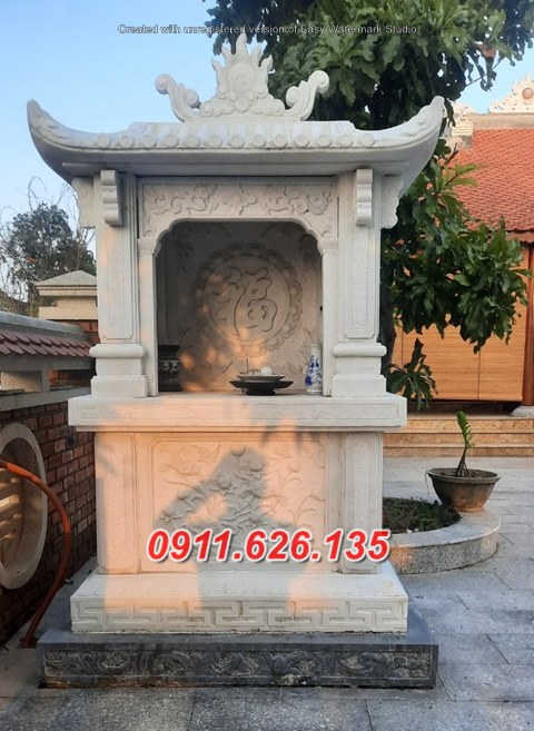 05 Am thờ đá đẹp bán tại Sóc trăng- bàn thờ thiên thần linh