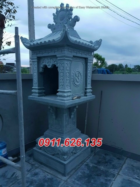 06 Am thờ đá đẹp bán tại Long an- bàn thờ thiên ngoài trời