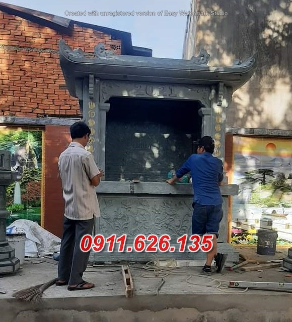 06 Am thờ đá đẹp bán tại Long an- bàn thờ thiên