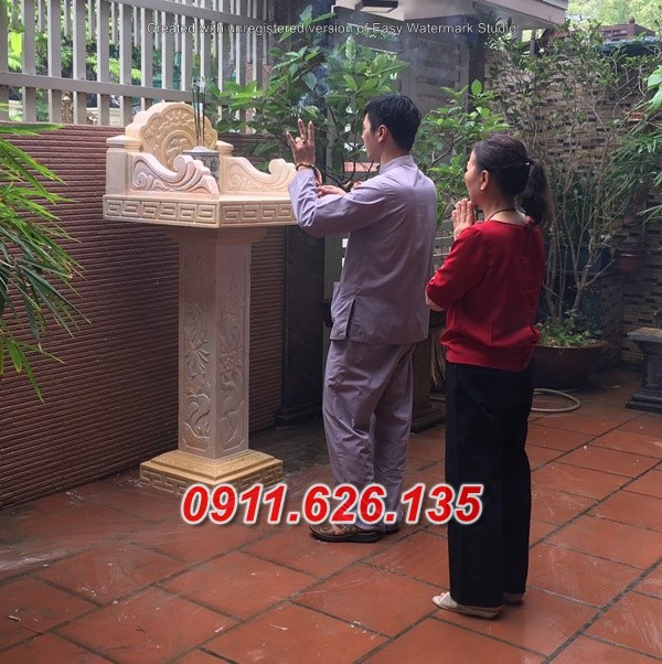07 Am thờ đá đẹp bán tại kiên giang- bàn thờ thiên đơn giản
