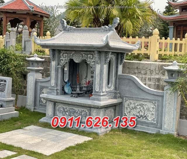 08 Am thờ đá đẹp bán tại hậu giang- bàn thờ thiên thần linh