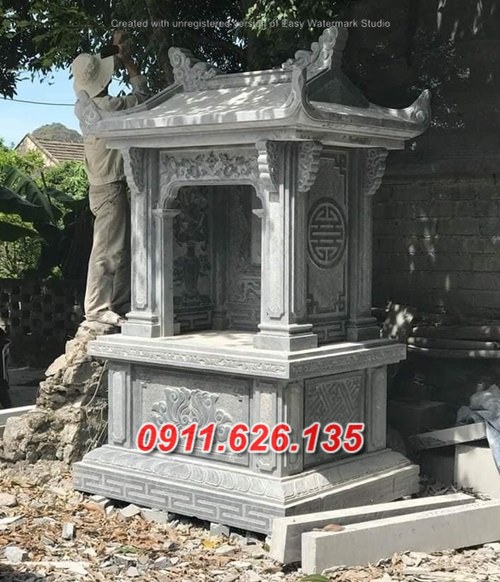 08 Am thờ đá đẹp bán tại hậu giang- bàn thờ thiên thiên ngoài trời