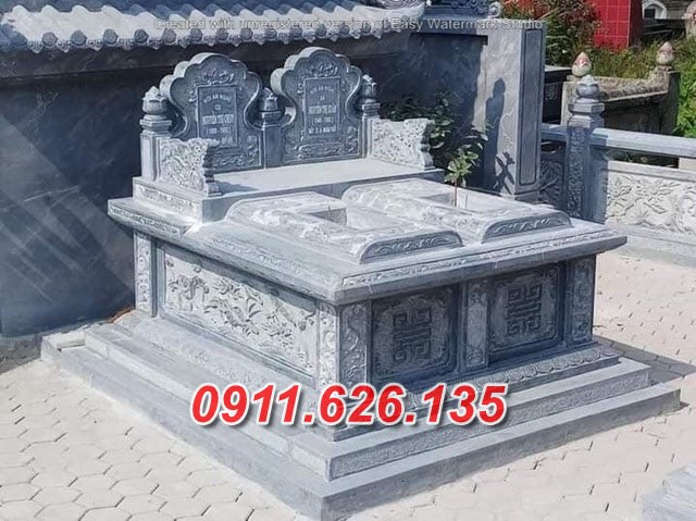 10^ Mẫu mộ đá đôi hiện đại đẹp bán tại Cao Bằng