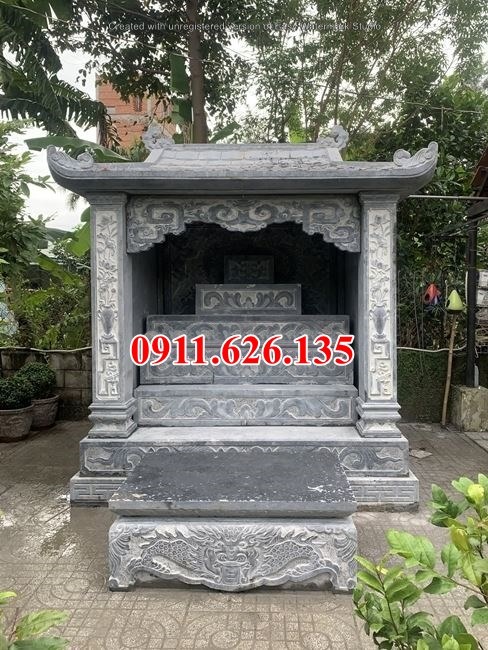 13# Mẫu trang thờ đá đơn giản đẹp bán tại hà tĩnh