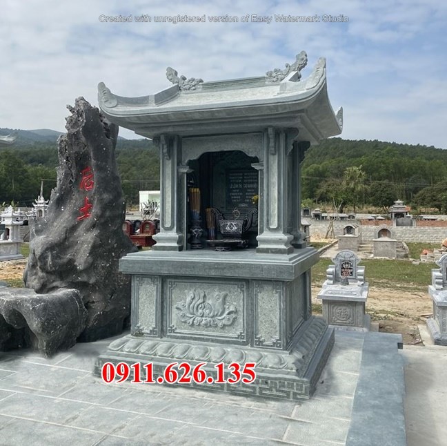 13# Mẫu trang thờ đá thần linh đẹp bán tại hà tĩnh
