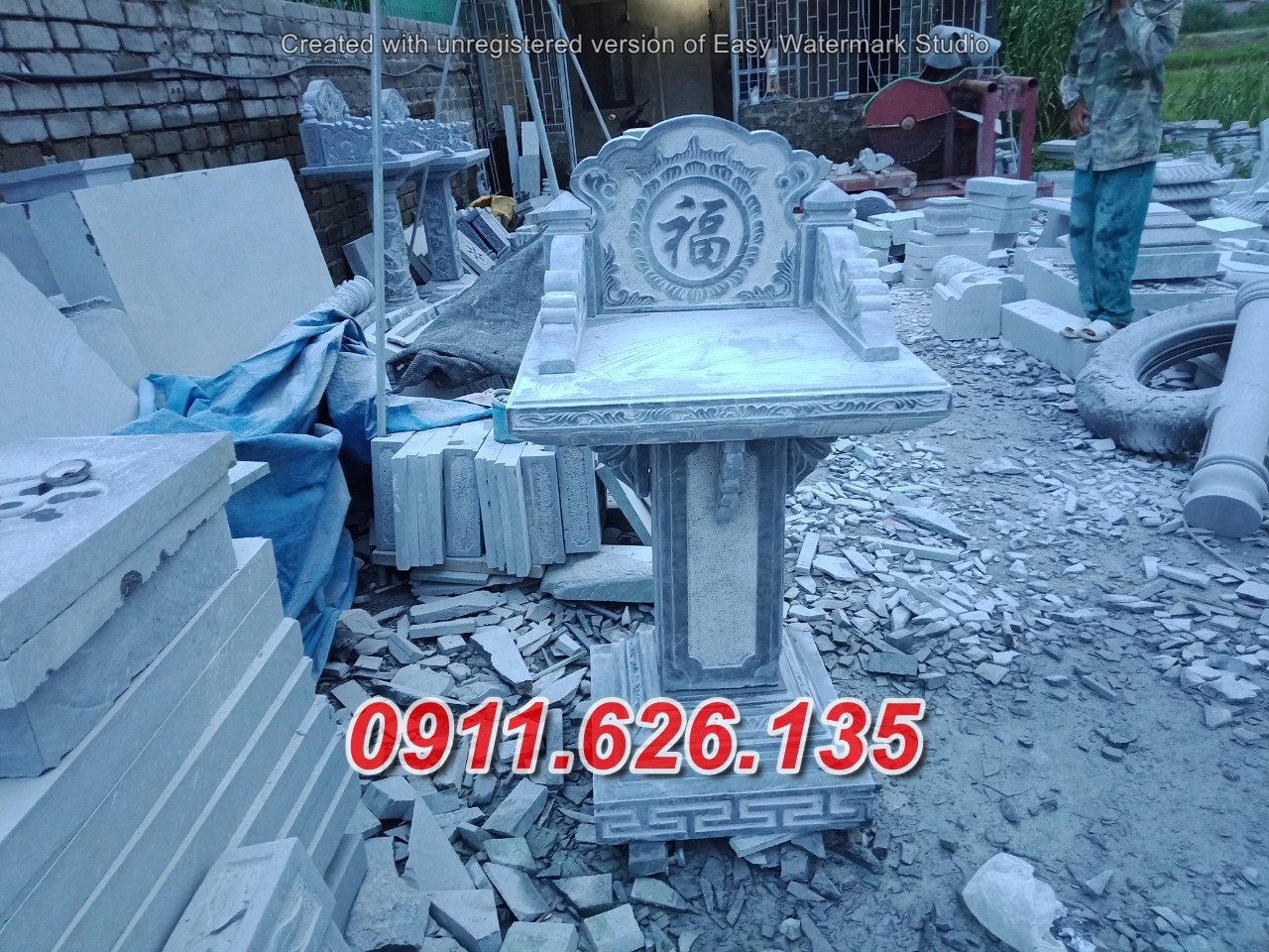 22~ mẫu bàn thờ thiên bằng đá bán tại bạc liêu.
