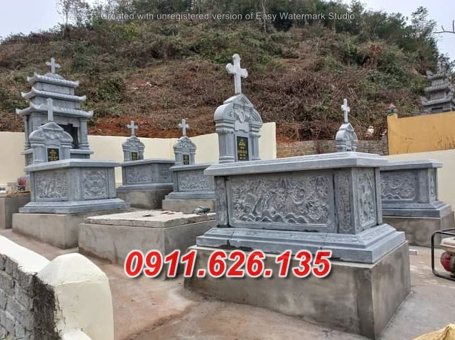 43^ Mẫu mộ đá đơn giản đẹp bán tại Quảng bình + mộ đá công giáo