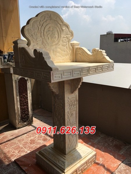 44~ mẫu bàn thờ thiên bằng đá bán tại quảng trị.