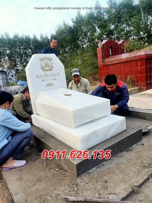 47^ mẫu mộ đá hiện đại đẹp bán tại lào cai.