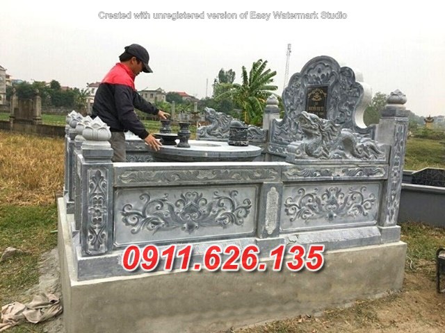 55^ mẫu mộ đá hiện đại đẹp bán tại thái bình.