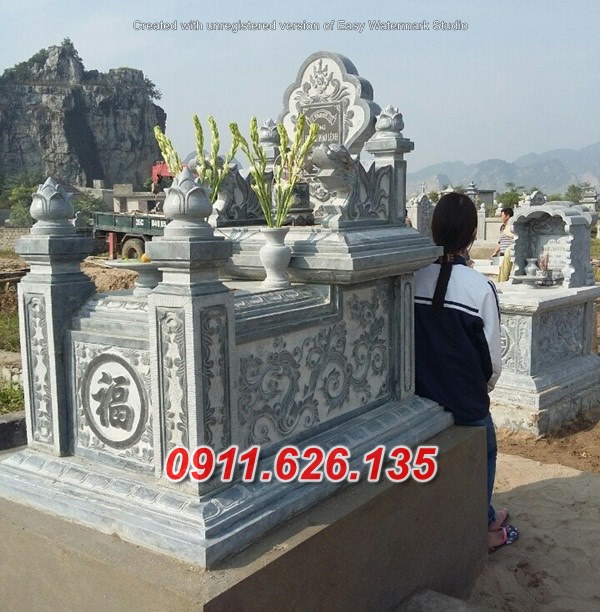 71^ Mẫu mộ đá đơn giản đẹp bán tại Phú thọ